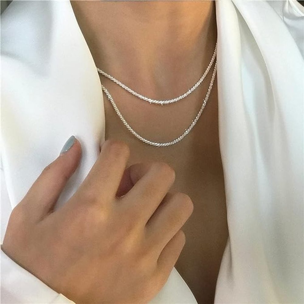 GORGEOUS TWO LAYERED NECKLACE - Picture 2 of 6